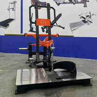 Nouvelle machine à squat à charge par disques, plateforme de squat à charge moyenne pour l'entraînement de la force des jambes et des fessiers en salle de sport