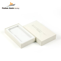 Boîtes d'emballage en carton antichoc EPE avec logo gaufré personnalisé en usine boîtes en papier blanc pour produits électroniques
