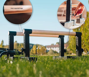 Pasadores deportivos <span class=keywords><strong>de</strong></span> altura ajustable, pasadores <span class=keywords><strong>de</strong></span> madera, barras <span class=keywords><strong>de</strong></span> madera <span class=keywords><strong>de</strong></span> realce, soporte <span class=keywords><strong>de</strong></span> mano - Product Image 3