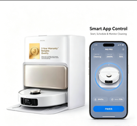 Robot Vacuum Mop Combo Mova P60 PRO Daya Hisap 24KPa, Pembersihan Otomatis, Penghindaran Rintangan AI, Pemetaan Cerdas LDS SLAM VSLAM