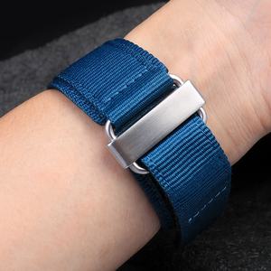 <span class=keywords><strong>Bracelet</strong></span> Universel de <span class=keywords><strong>Montre</strong></span> Homme <span class=keywords><strong>22mm</strong></span> 24mm, Nouveau Bandeau en Toile Nylon pour Seiko - Product Image 4