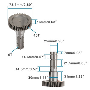 Juego de engranajes de transmisión para motocicleta Goofit K075-069 para piezas de motor monocilíndrico ATV200 - Product Image 3