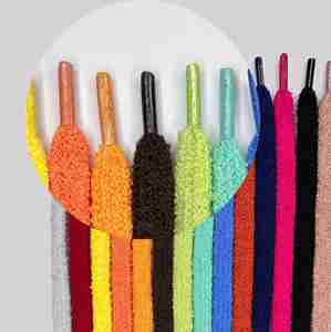YS Automne Hiver Polyester Double Couche Plat Largeur 8-10mm Motif Chenille Peluche pour - Product Image 2