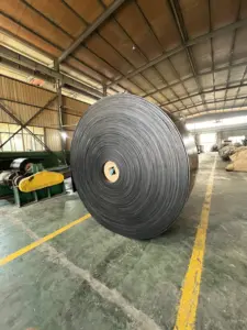 Heat Resistant Steel Cord Ep Rubber Conveyor Belt Rollers Nylon Fabric Conveyor Belt