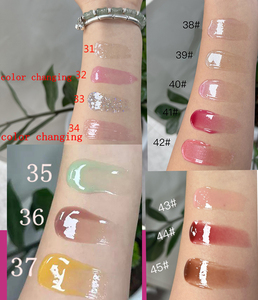 Elige tu propio tubo y colores que cambian de color aceite de labios Etiqueta Privada vegano sabor a fruta hidratante maquillaje normal aceite de labios - Product Image 3