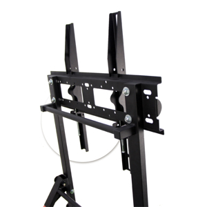 Soporte de TV Móvil con Ruedas LCD-12-6B, Ajustable, Metálico, en Forma de A, con Capacidad de 40 kg, para Señalización Digital y Pantallas Publicitarias - Product Image 3
