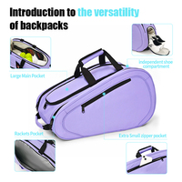 Sac à dos de sport personnalisé avec logo, grand format, pour hommes et femmes, sac de sport avec compartiment à chaussures, polyester, vente en gros, basketball, tennis, voyage