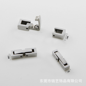 Bracciale con connessione 304 in acciaio inossidabile con fibbia in tre pezzi collana <span class=keywords><strong>giapponese</strong></span> fibbia a catena singola fibbia per gioielli - Product Image 4