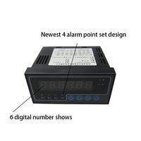 Indicateur numérique à 6 LED pour transducteur linéaire, alimentation 220V, connexion pratique, enregistreur de données pour capteur linéaire