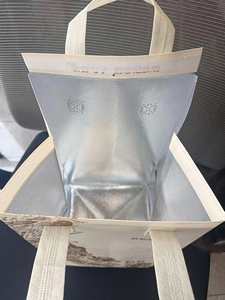 Bolsa Térmica Personalizada de Aluminio y Tela No Tejida para Entrega de Alimentos, Panadería, Té con Leche, Comida para Llevar - Product Image 3