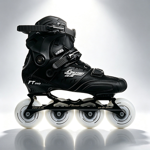 Patins à roulettes en fibre de carbone pour adultes, slalom professionnel, roues en PU, cadre CNC, chaussures de roller - Product Image 1