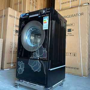 Machine de lavage et de séchage à tambour entièrement automatique avec tiroirs, équipée d'un équipement de blanchisserie à <span class=keywords><strong>chargement</strong></span> frontal détachable. Portable - Product Image 1