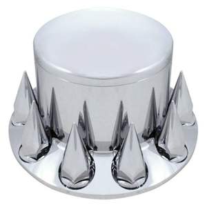 Kit de cubierta de rueda de eje trasero cromado, <span class=keywords><strong>con</strong></span> tapón extraíble y cubiertas de tuerca - Product Image 3