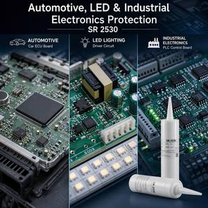 Fabrik-Raumtemperatur-Härtende Silikon-Konformbeschichtung für PCBA Wasserdichter Isolierlack Lösungsmittelfreier PCB-Schutz - Product Image 5