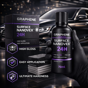 Kit de revêtement céramique au graphène GRAPHONEX Surface Nanovex 24H, haute brillance, protection professionnelle de la peinture, application facile - Product Image 5