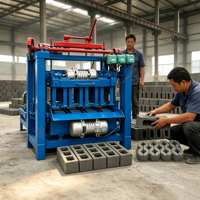 Machine automatique de fabrication de blocs de béton creux, moule à briques en ciment pour projets de construction et matériaux de construction