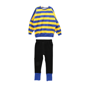 Nuevos Productos en el Mercado Chino, Ropa para Niñas, Conjuntos de Algodón, Diseño de Vestido a Rayas, Conjunto de Invierno - Product Image 1