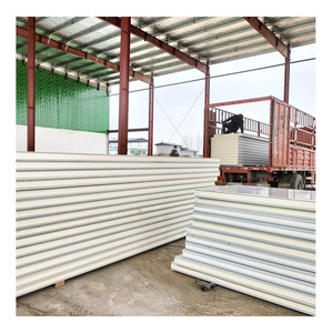 ห้องเย็นฉนวนกันความร้อนแบบแซนวิชโครงสร้างโลหะ PU/PIR/โพลียูรีเทน/ใยหิน ทนไฟ เป็นมิตรกับสิ่งแวดล้อม สำหรับใช้ภายใน/ภายนอกอาคาร/โกดัง - Product Image 4