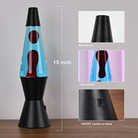 Lampe de nuit volcanique à mouvement personnalisé, faible consommation d'énergie, lampe à lave LED sécurisée avec interrupteur