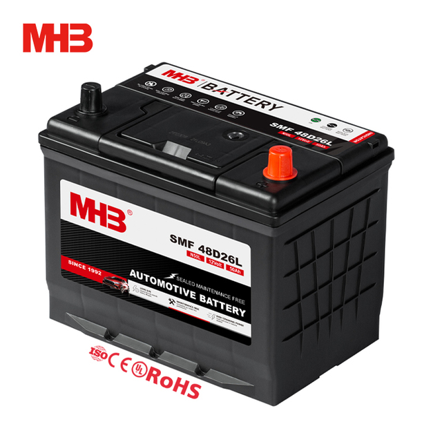 Mhb 48D26L (N50L) 12V 50AH Agm Maintenance Free Car MF Auto Start Vehicle Battery with JIS Standard