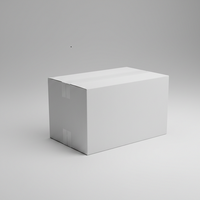 Boîtes d'emballage et d'expédition en carton ondulé blanc 3 plis, 12x6x6 pouces, durables, légères, avec revêtement UV, en matériaux recyclés