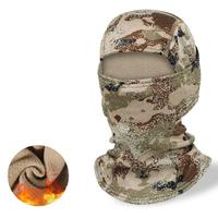 Vente en gros de masques de ski tactiques en polaire thermique pour sports d'hiver en plein air, masques intégraux pour moto, balaclava camouflage