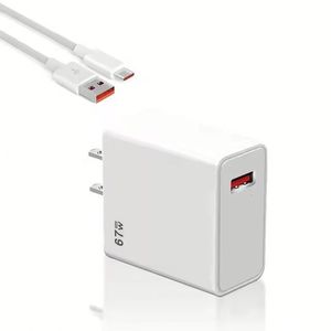 Cheap Price Wall Charger US/EU <b>Socket</b> 67W/120W Fast Charging Type C Cable <b>USB</b> Charger <b>Usb</b>-C Cable - Product Image 5