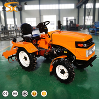 Traktor Mini Pertanian 20HP 2WD Mesin Diesel Merek SX Model ZS1110 Empat Roda dengan Peralatan Produktivitas Tinggi Garansi 1 Tahun