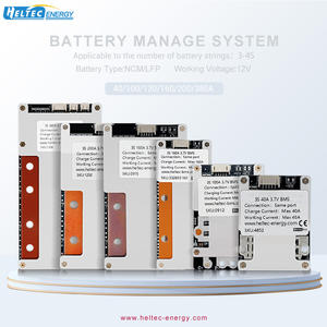 Heltec BMS avec équilibrage 2S 3S 4S 15A 20A 40A 35A 50A 80A 120A 160A 180A 200A 330A 380A Carte de protection de batterie au lithium NCM/LFP - Product Image 1