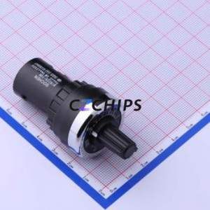 Résistance/potentiomètre réglable WIW22S-10K, composant traversant (THT), résistance 10 kOhm, 10 %, 500 mW - Product Image 2