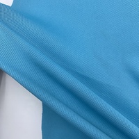 Tissu piqué 100% polyester, tissu pour chemise polo, tissu en polyester