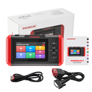 เครื่องอ่านโค้ดรถยนต์ Kingbolen S600 ระดับมืออาชีพ รองรับ OBD2 พร้อมฟังก์ชั่นรีเซ็ต 8 แบบ ใช้ได้กับรถยนต์ 12V มากกว่า 70 ยี่ห้อ รับรองการอัปเดตฟรี - Product Image 6