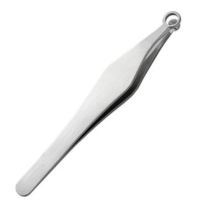 Nieuwste Ronde Tip Veiligheid Gezicht Pincet Rvs Neus Haar Verwijderaar Haar Pincet Met Hoge Precisie - Product Image 2