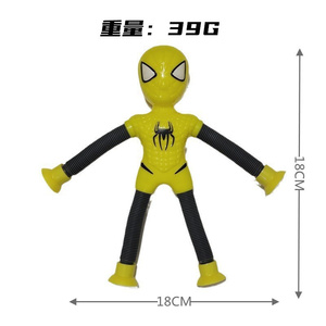 HY2 <span class=keywords><strong>Spot</strong></span> Flexible Pliable Spidermans Enfants Déformé Déformation Poupée Fidget Light up Sensory Ventouse Spidermans Jouets - Product Image 5