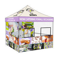 Tente pliante promotionnelle 3x3 personnalisée pour événements, auvent publicitaire, chapiteau de mariage, gazebo, tente de stand d'exposition
