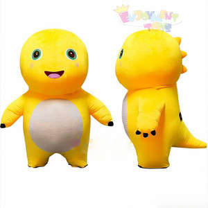 ชุดมาสคอตมังกรสีเหลืองน่ารักคุณภาพสูงสั่งทำพิเศษ สไตล์อนิเมะ สำหรับผู้ใหญ่ ชุดคอสเพลย์สำหรับฮาโลวีน - Product Image 1