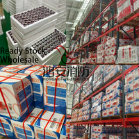 Tête de sprinkler suspendue Hong'an DN15 K80 68 ° Arroseur d'incendie rouge 1/2'' NPT en stock pour plafonds de bureaux et commerces
