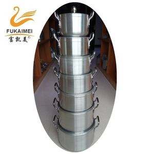 7 Cái Nhôm Nấu Ăn Nồi Với Thép Không Gỉ Knob/Chất Lượng Tốt Và Giá Rẻ 7 Cái <span class=keywords><strong>Cookware</strong></span> <span class=keywords><strong>Set</strong></span> - Product Image 3