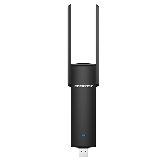 COMFAST Wireless Adapter RTL8812BU Dual Band 802.11ac USB3.0 WiFi External 2x2dBi Antenna 1300Mbps 12-Month Warranty Universal