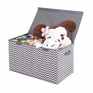 Vente chaude Lourd Enfants Jouet Poitrine Bacs Cube Organisateurs Pliable Grande Boîte De Rangement Avec Couvercles - Product Image 1