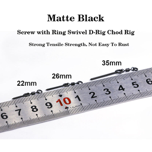 Pivot à vis d'appât pivotant à grande vitesse pour <span class=keywords><strong>la</strong></span> pêche à <span class=keywords><strong>la</strong></span> carpe avec ensemble de matériel de terminal de maïs Pop-Up Boilie-Accessoires SnapsSwivels - Product Image 4