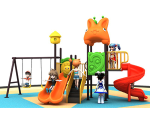 Parc d'attractions pour enfants Toboggan en <span class=keywords><strong>plastique</strong></span> et équipement <span class=keywords><strong>de</strong></span> balançoire Combinaison <span class=keywords><strong>aire</strong></span> <span class=keywords><strong>de</strong></span> <span class=keywords><strong>jeux</strong></span> extérieure pour enfants - Product Image 2