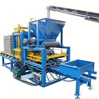 Machine automatique QT4-15 pour la fabrication de blocs de ciment et de béton, de briques creuses, de pavés et de bordures, pour l'exportation