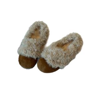 Pantuflas de gamuza suave de alta gama, aptas para uso en interiores y exteriores, pantuflas de invierno para mujer, cómodas y afelpadas, con función antideslizante. - Product Image 5