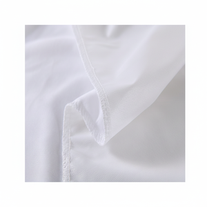 Alfombrilla de cama personalizada de TPU, antipolvo, blanca, lisa, teñida, impermeable, Protector de colchón de felpa - Product Image 1