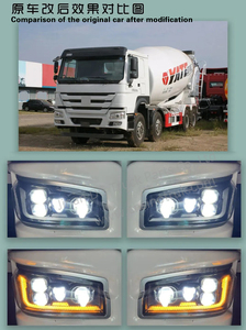 ชุดไฟหน้า DG Show With Video HOWO 380 แบบหลายเลนส์ 336 Full LED รุ่น Four Near Eight Far Bright Star Edition 0708 - Product Image 5