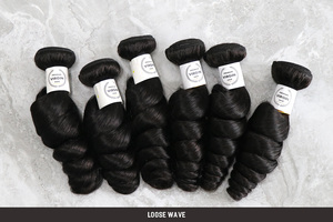 10A צרורות שיער הודי טבעי גולמי, ספקי צרורות שיער הודי טבעי בתולי עם קוטיקולה מסודרת בסיטונאות - Product Image 3