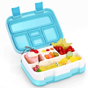 Children Baby Cute Leakproof Sublimation Compartment Children Insulated Bento Lunch Box Bento For Kids