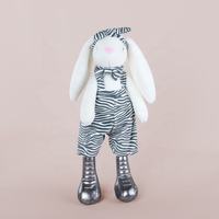 Peluche Lapin Mignon à Longues Oreilles, Figurine Animée, Jouet Doux et Adorable, Mini Animaux en Peluche