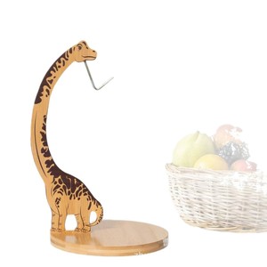 Support à fruits en bois massif en forme de dinosaure pour la cuisine - Product Image 2